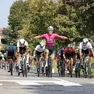 Foto dell'arrivo dell'ultima tappa dello scorso anno a Montagnana con la vittoria del belga Ferre Geeraerts (DL Chemicals)