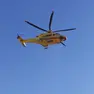 Per il recupero dell'alpinista è intervenuto l'elisoccorso
