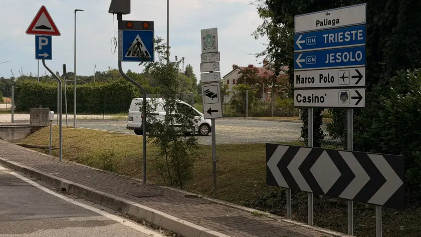 Il luogo dell'incidente (foto Pòrcile)