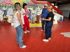 Il sopralluogo alla scuola Colombo