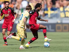 Un momento della partita Venezia-Frosinone