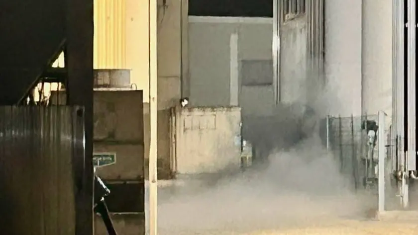 Perdita di ossigeno in un'azienda a Marcon (foto vigili del fuoco)