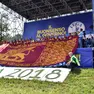 Un raduno sul pratone a Pontida