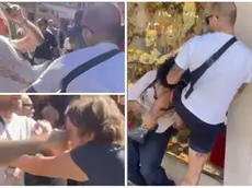 Le immagini dell'aggressione a Venezia