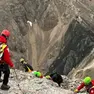 Il soccorso alpino in azione