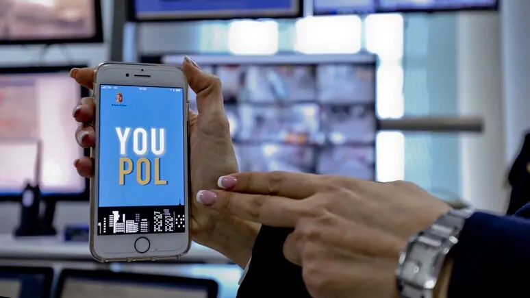 L'app YouPol scaricabile su tutti i dispositivi mobili