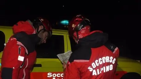 Una squadra del Soccorso alpino