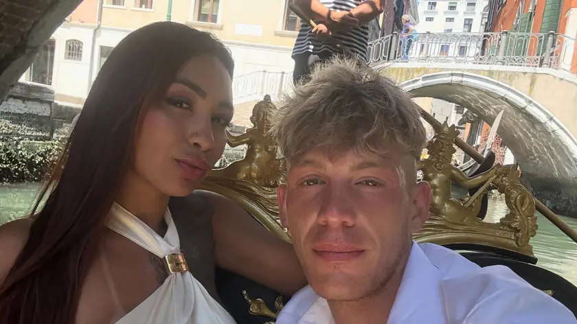 Sean Michieli e Gabriella Elorriaga il giorno delle nozze lo scorso 8 giugno