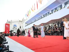 Il red carpet durante la Mostra del Cinema di Venezia
