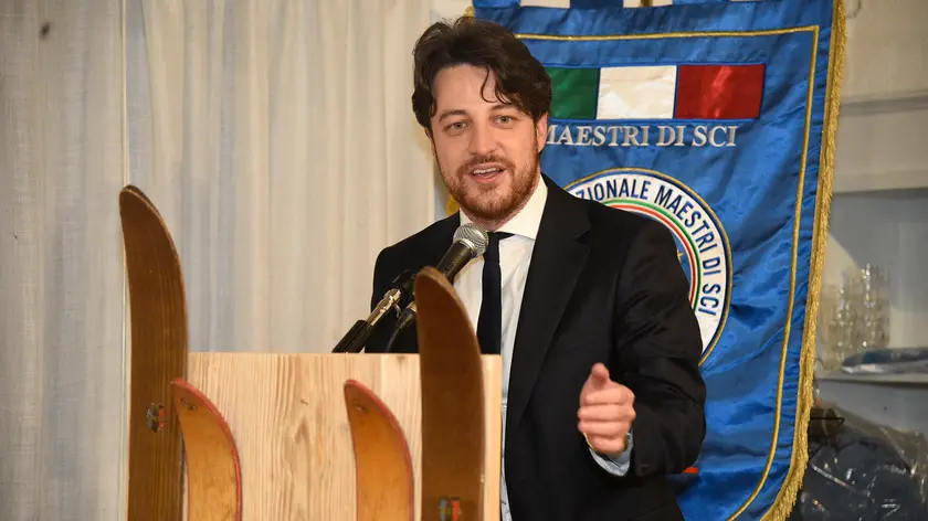 Il presidente della Regione Alberto Stefani