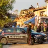 La casa dei fratelli Ramponi dopo l'esplosione