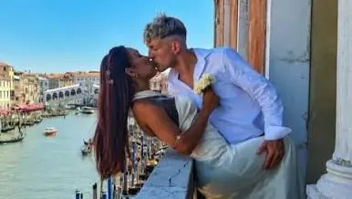 Gabriella Querino e Sean Michieli il giorno delle nozze