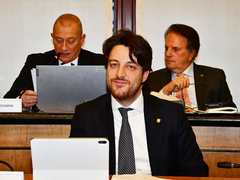 Il presidente della Regione Alberto Stefani