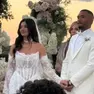 Juan Jesus al suo matrimonio