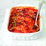 Una teglia di parmigiana di melanzane