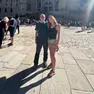 La nipote Ginevra Cimarosti e il nonno Renato Cordenos