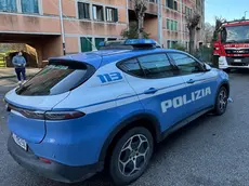 Un intervento della polizia a Mestre