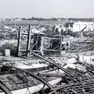Un'immagine dei danni del tornado del 1970