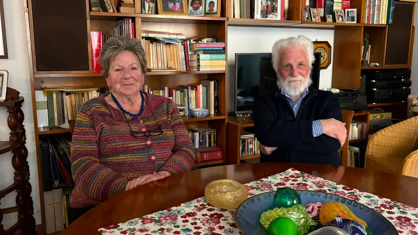 Olga Papadia e Gian Luigi Belloni