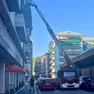 L'intervento dei vigili del fuoco