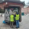 La sospensione di un'edicola a San Polo ( Archivio )