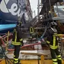 Il groviglio metallico sotto cui era rimasto imprigionato il 19 gennaio di due anni fa il giovane operaio