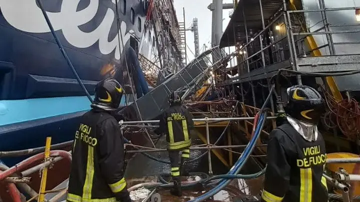 Il groviglio metallico sotto cui era rimasto imprigionato il 19 gennaio di due anni fa il giovane operaio