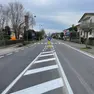 Via Trieste nel centro di Portegrandi