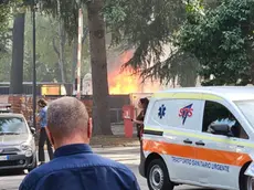 L'incendio allo Iov di Padova
