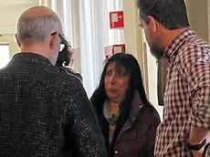 L’arrivo di Monica Busetto in tribunale a Trento