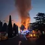 L'incendio al campeggio Bella Italia a Peschiera del Garda