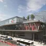 Un dei rendering della nuova stazione ferroviaria di Mestre