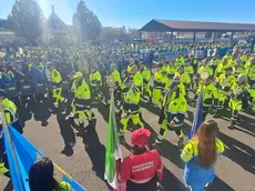 Si è tenuto a Gemona il raduno della Protezione civile del Nord Italia (Foto Petrussi)