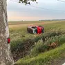 La Renault finita nel campo