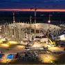 Il cantiere del nuovo stadio