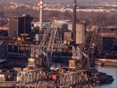 Uno scorcio del porto commerciale di Marghera