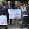 Il sit-in per dire no ala chiusura del Punto nascita di Portogruaro (ph Bortoluzzi)