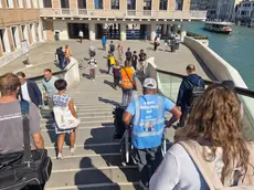 Portabagagli sul Ponte di Calatrava