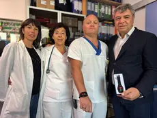 La consegna dei bracciali anti aggressione al personale sanitario dell'Usl 3