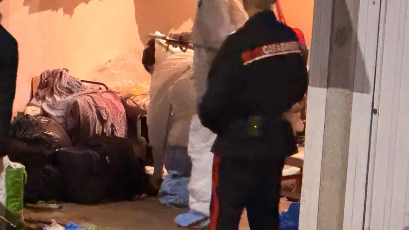 Sul posto i carabinieri