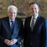 Sergio Mattarella e Simone Venturini