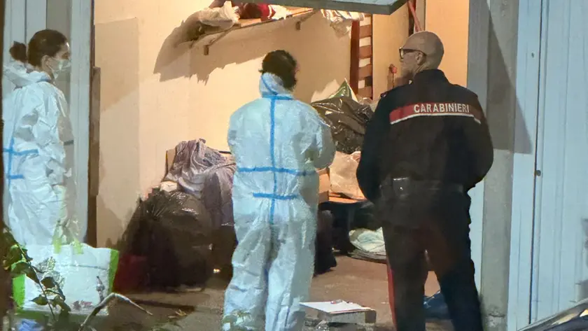 Il luogo del ritrovamento del cadavere