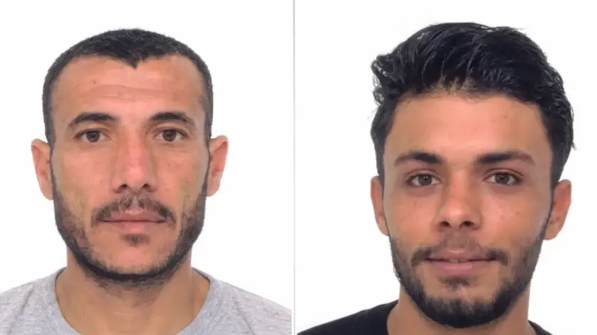 Da sinistra: Sayed Abdelwahab Mahmoud e Ziad Saed Abdou Mustafa