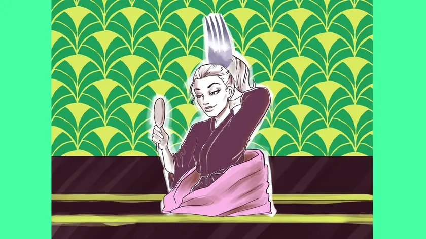 Una immagine estratta dal libro "Fashion Fork"