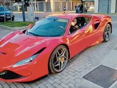 Giuliano, il titolare, in Ferrari