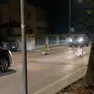La protesta pacifica in mezzo alla strada a Torre di Mosto
