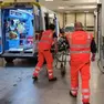 Il ciclista e il motociclista sono stati portati all'Angelo