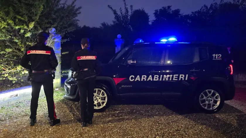I carabinieri sul luogo della tragedia a Campodarsego