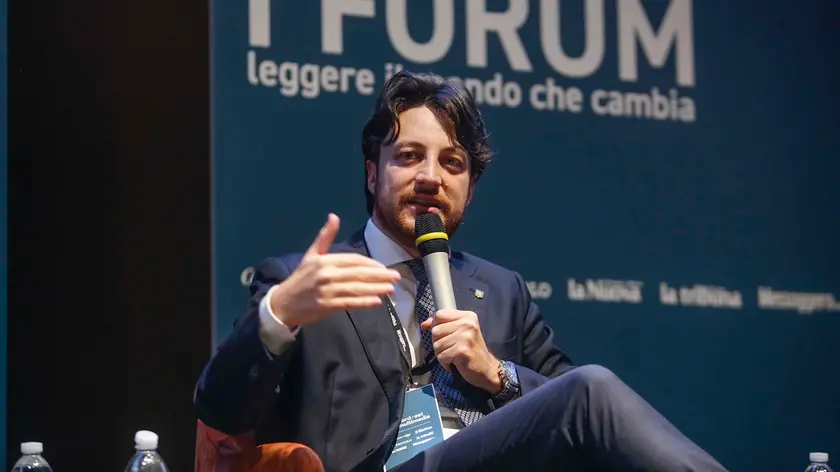 Il presidente del Veneto Alberto Stefani