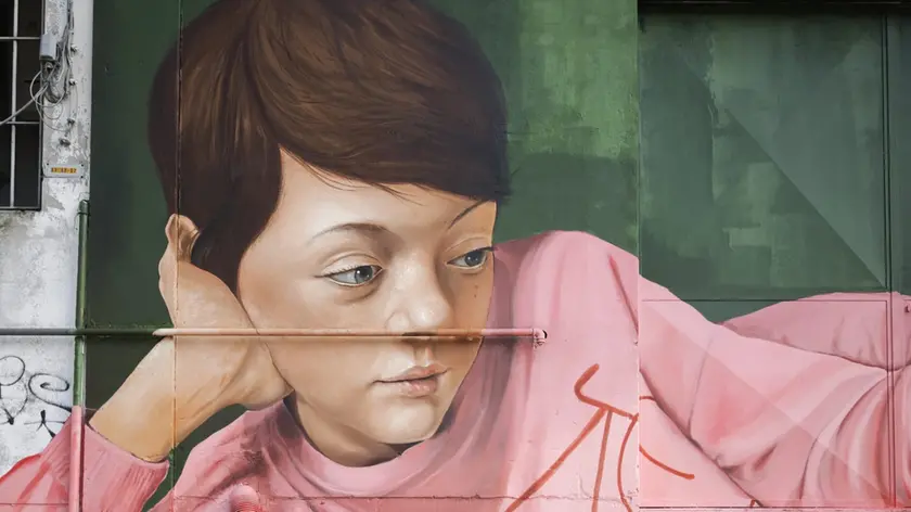 Una delle opere realizzate a Mestre